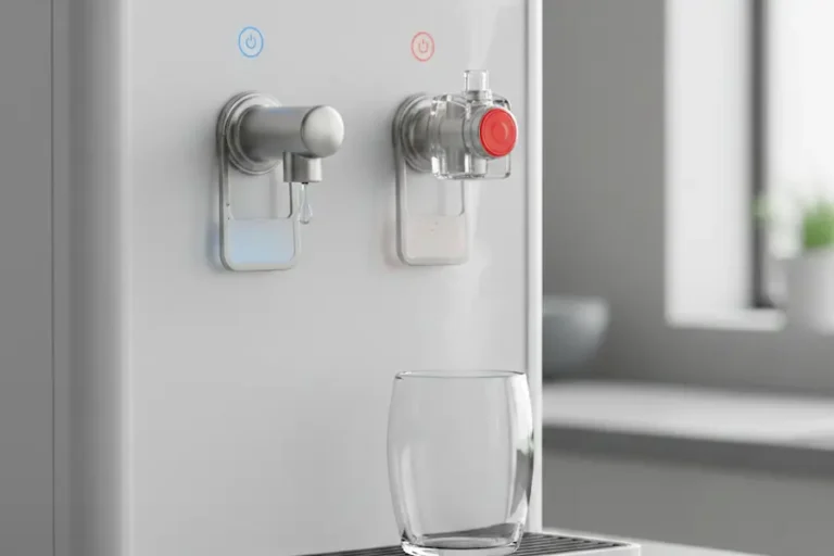 冷水と温水が簡単にすぐでるウォーターサーバー