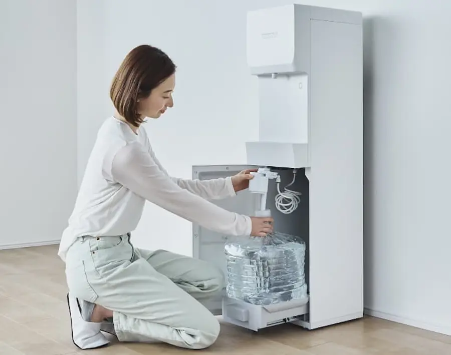 プレミアムウォーター：下置きの水交換